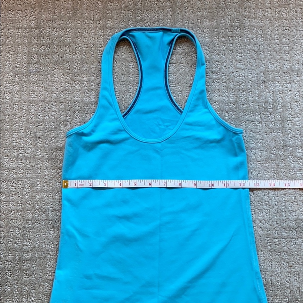 Lululemon Blue Running Racerback Tank - Picture 3 of 5